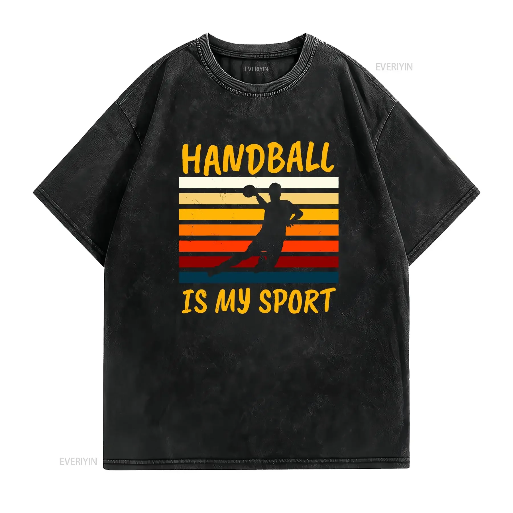 Handball Is My SporT T Shirt Cool Retro Vintage Team Design Lovers European Player Ball Sports vintage Washed fashion homme