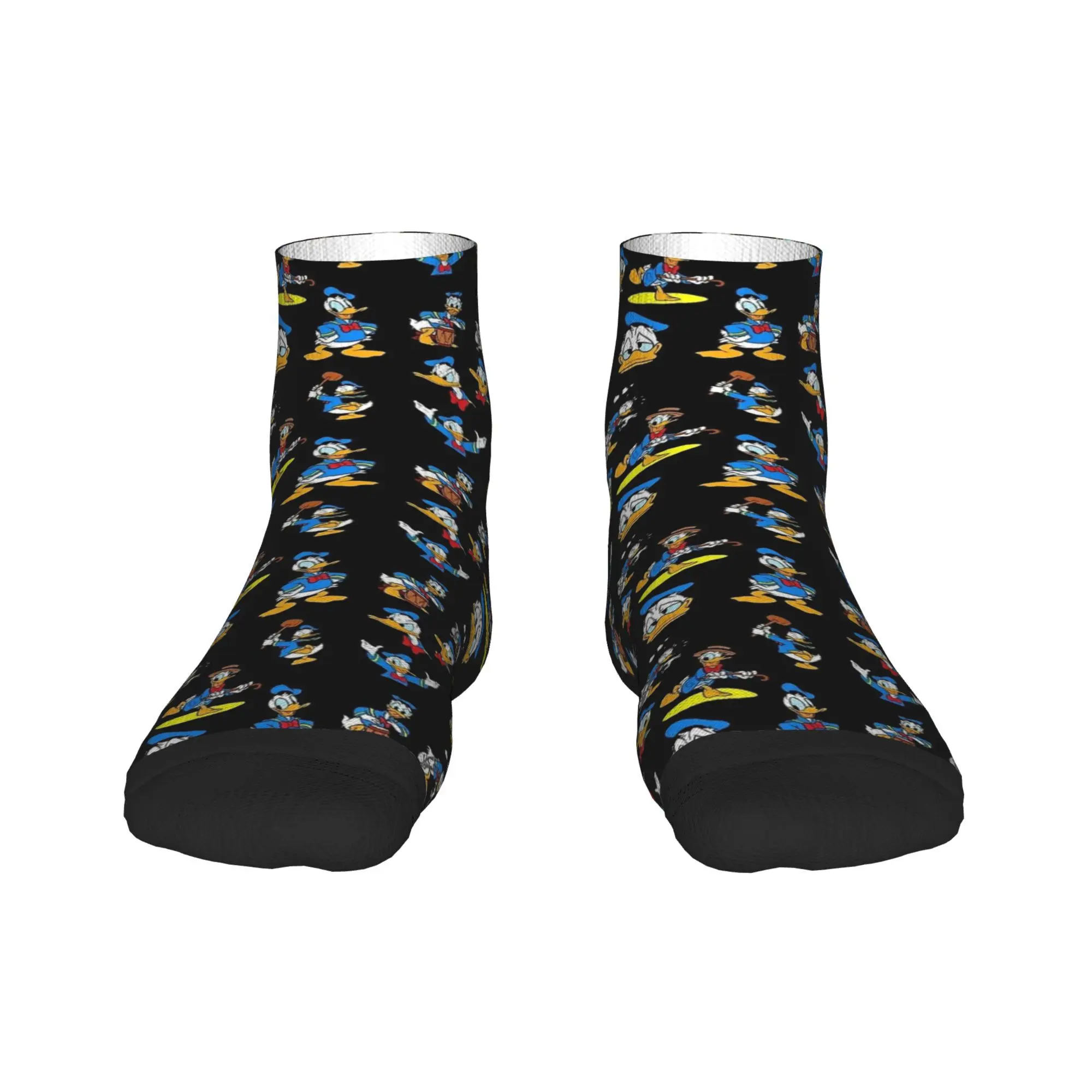 

Donald Duck Ankle Socks Funny Cartoon Novelty High Quality Casual Socks Spring Climbing Design Anti Skid Sock For Men Gift Idea