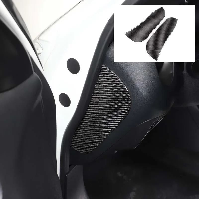 For Nissan Juke/Infiniti ESQ 2011-2019 car Interior Modification Door Crash Buffer - Instrument Panel Pad Soft Carbon Fiber