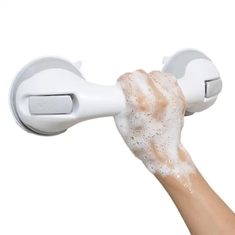 Shower Handle Handicap Grab Bars Bathroom Shower Handle with Strong Hold Suction Cup Bath Handle Grab Bars for Elderly Disabled