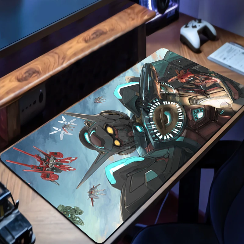 

Mouse Pad Office PC Accessories Keyboard Mat Anime Pattern Anti-slip Rubber HD Mousepad Mechanical Warrior Gundam Gamer Desk Mat
