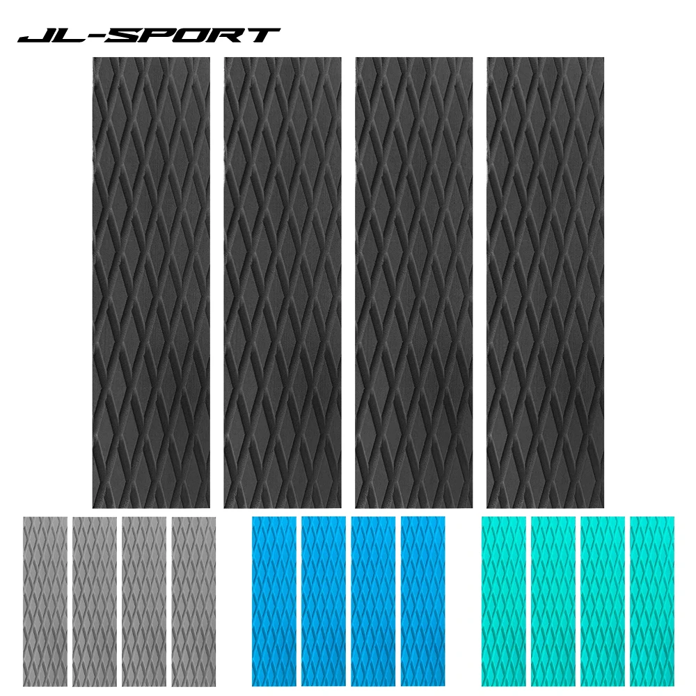 

Surfboard Traction Pad 4pcs Set SUP Surf Board EVA Pads Surfing Grip Pads Diamond Non-slip Surfing Accessories