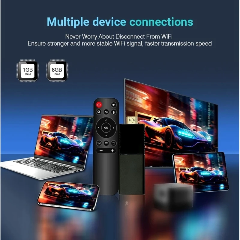 TVR3 Android 15.0 TV Set-Top Box 4K HD 1GB+8GB TV Box 2.4G Wifi Smart Media Player TV Receiver Android TV Set-Top [Life diary]