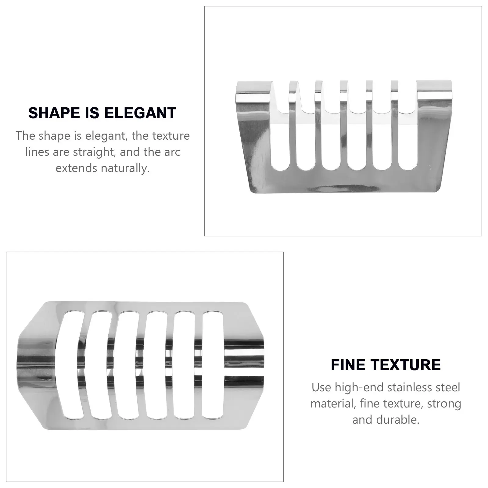 

1Pcs Anti-Rust Stainless Steel Bread Rack Sliced Bread Shelf Breakfast Serving Tray Display Stand Food Serving Kitchen