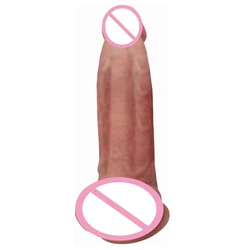 Gode Anal en Silicone de 7 Pouces pour Homme, Jouets Sexuels, Ventouse, Pénis Coulissant Doux, Optique, Jouet pour Adulte