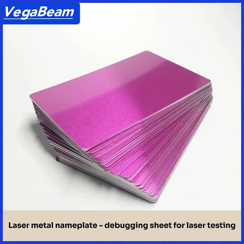 Laser Marking of Metal Cards and Aluminum Sheets - Laser Test - Customized Materials - Dimming - Engraving - Carving - DIY Cards
