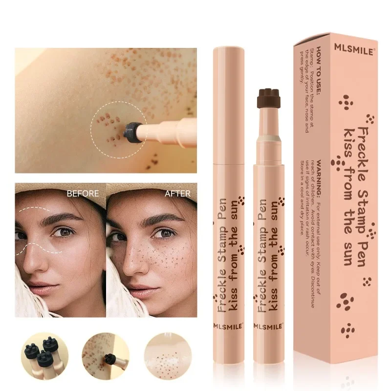 Painting Freckles Stamp Lifelike Fake Freckles Pen Liquid Freckle Stamp Dot Spot Pen Embellishment Waterproof Lasting Cosmetics