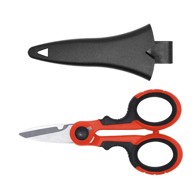 

Electrician Scissors Stripping Wire New High Carbon Steel Scissors Household Shears Tools Cut Tools for Fabrics, Paper and Cable