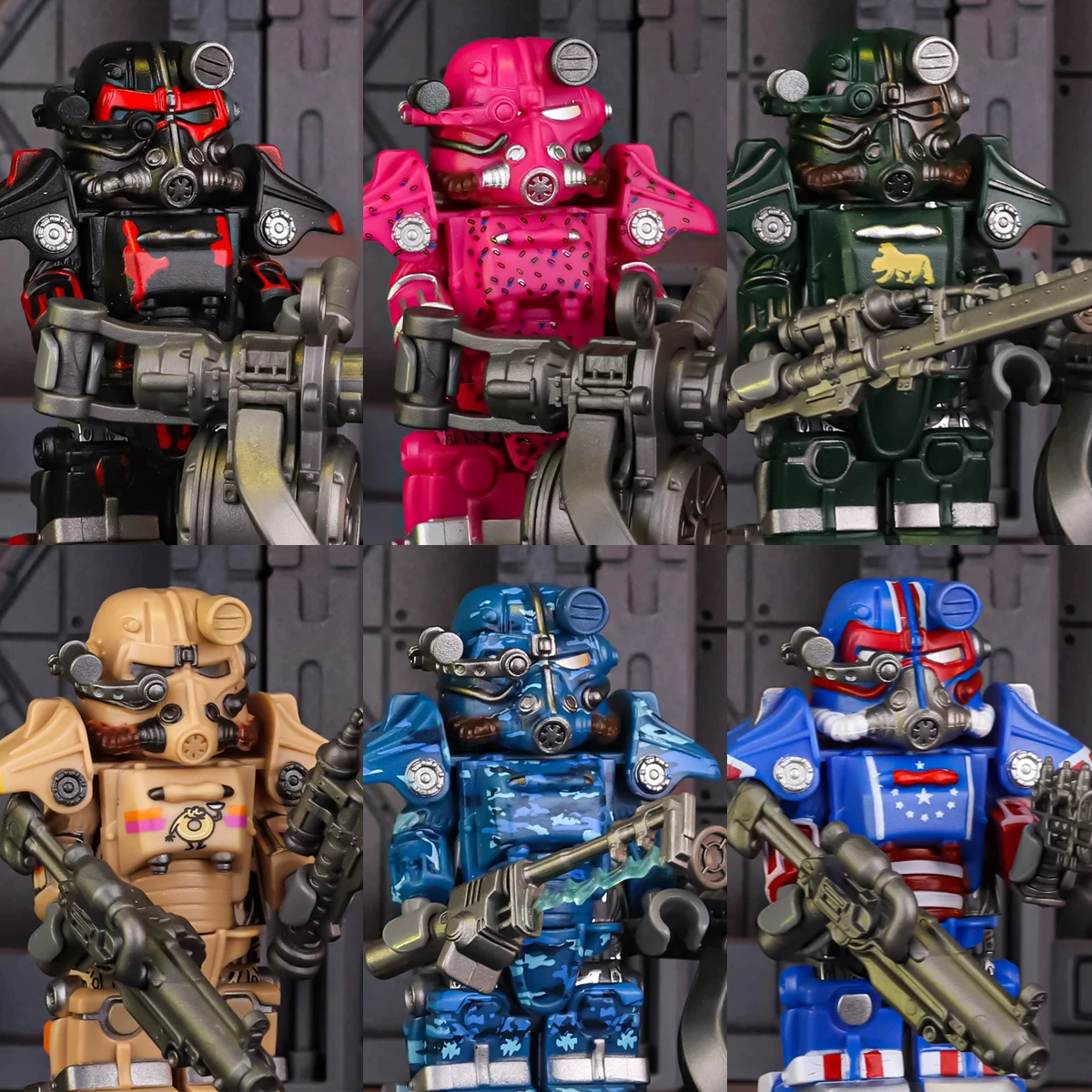 WM6209 Future Technology Building Blocks Mech Super Soldier Power Armor Mini Action Figure Toys