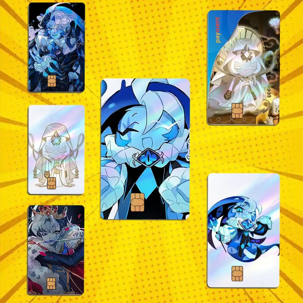 Mystic Flour Shadow Milk Cookie CRK Laser-like texture Card Stickers Credit Visa Debit Bank Charge Card Bus Metro Sticker