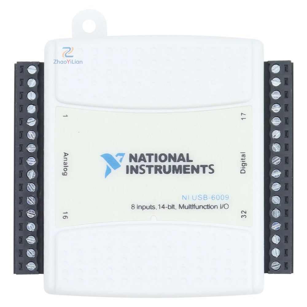 For NI USB-6009 782693-01 Multifunction USB DAQ Data Acquisition Module 12 Bit 8AI 2AO 12DIO Counter