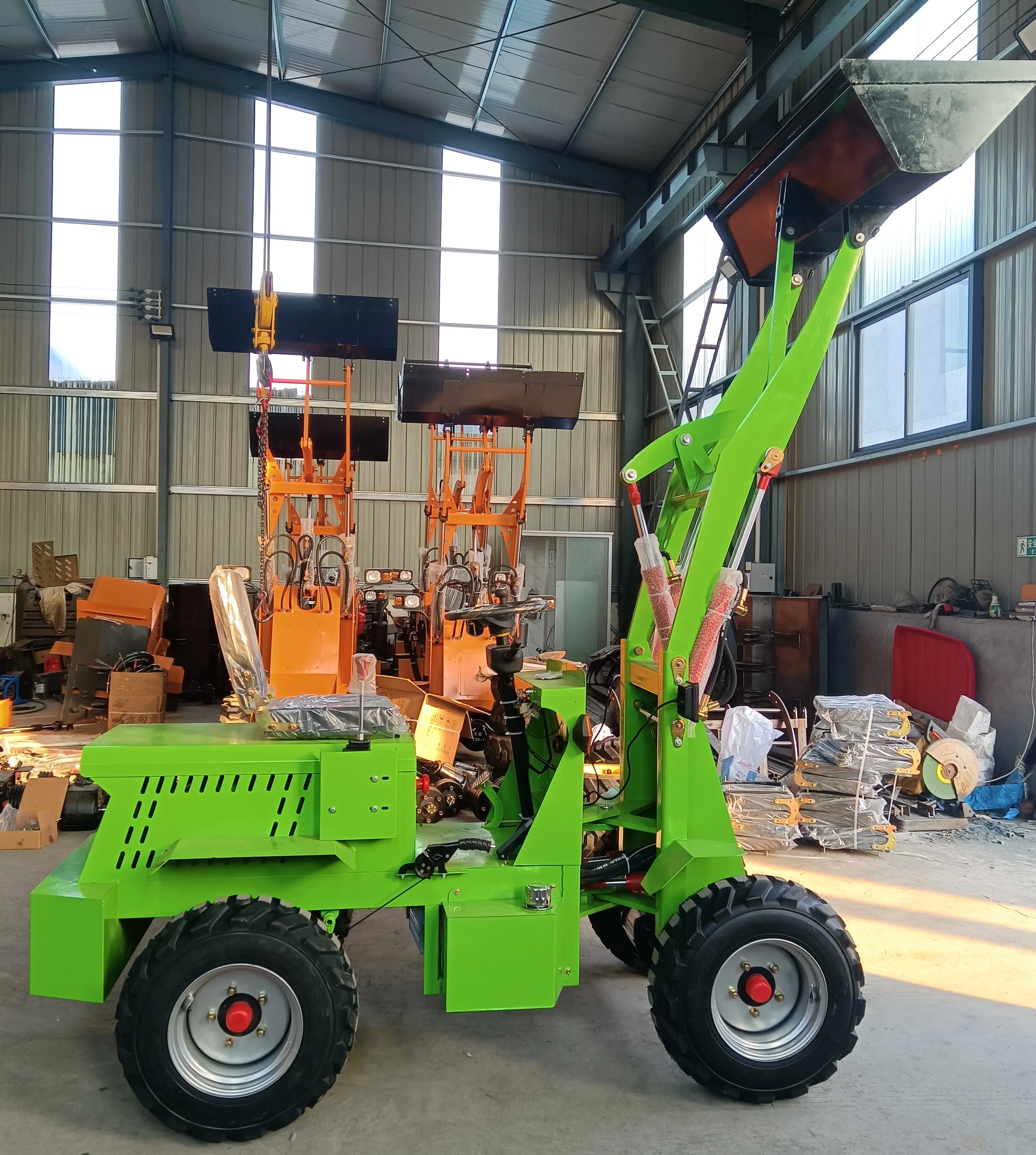 New Bulldozer Electric Shovel Farm Manure Loading Machine Iron 2200W 110V/220V Home Use