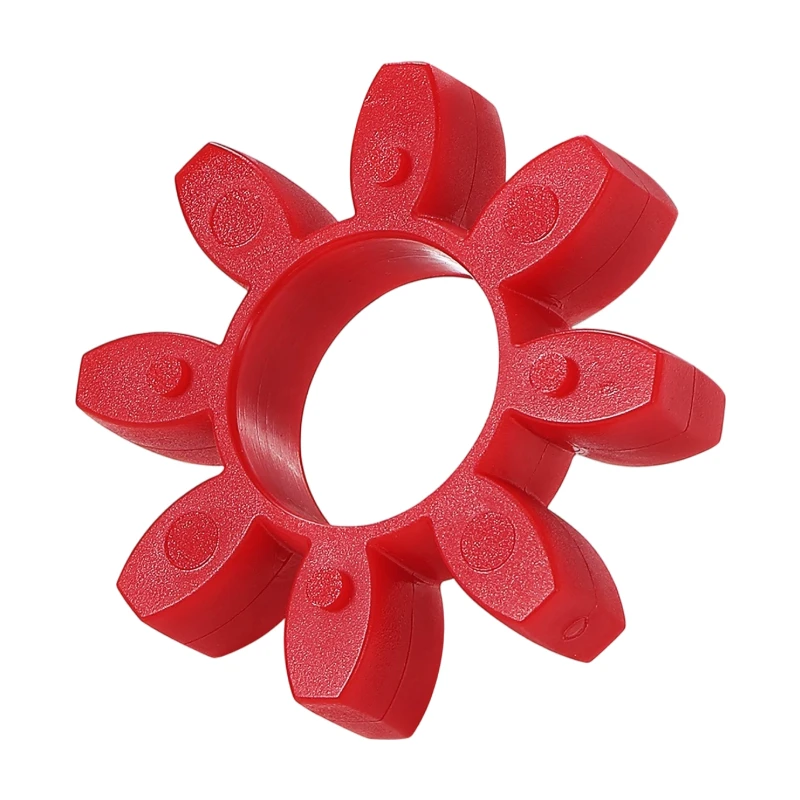 1Pcs Red Polyurethane(PU) Shock Absorber Pad Elastic Cushion Pad Hollow Plum Blossom Pad Star Coupling GR10-125