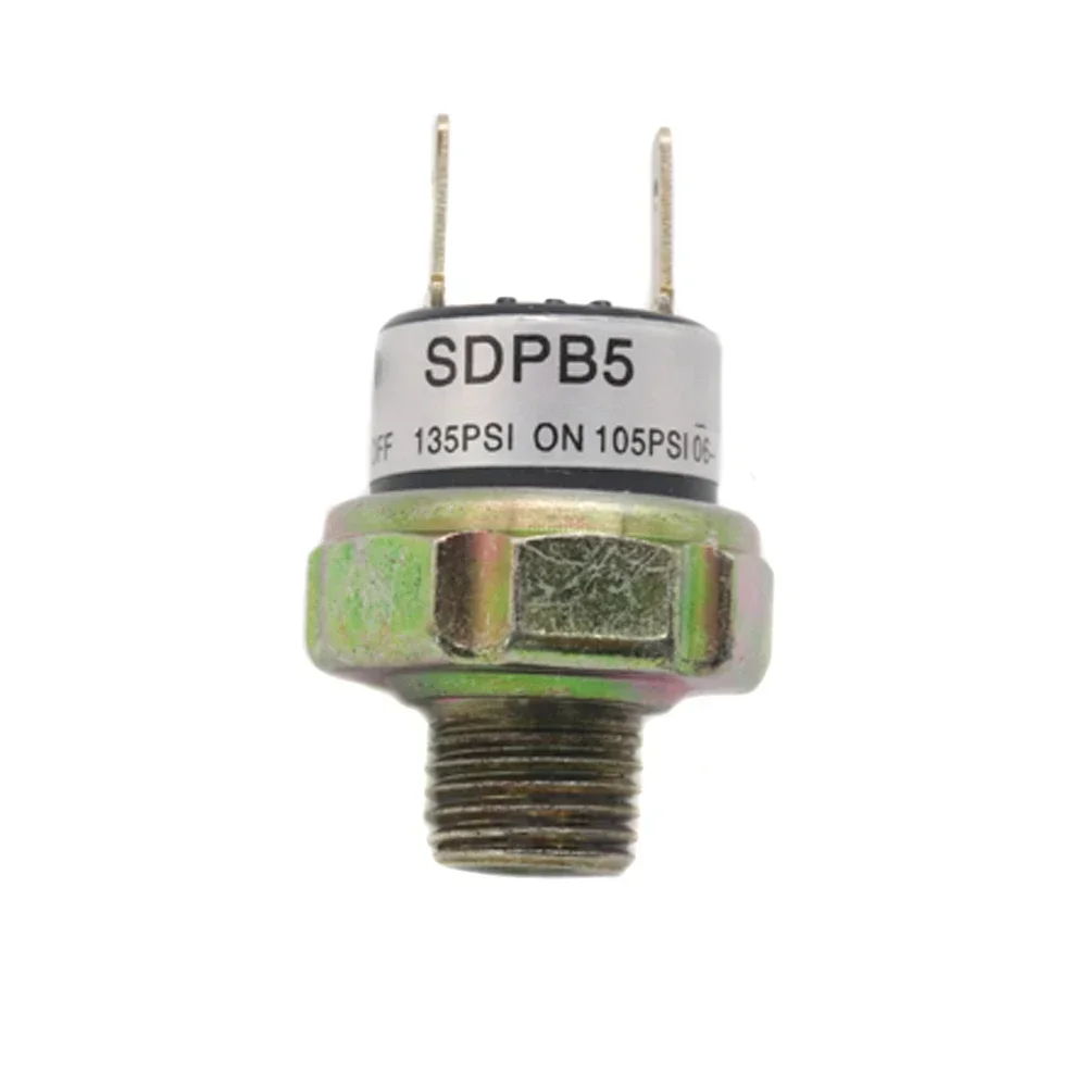 SDPB5 1x Air Compressor Pressure Control Switch Valve Horn New 105-135PSI OFF 135PSI ON 105PSI