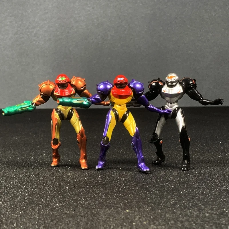 Metroid Prime 3 figura de acción de corrupción traje de gravedad sombra armadura versión Original PVC modelo Posable Mini estatuilla juguete para regalo