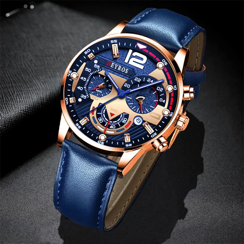 

Fashion Mens Business Watches Luxury Gold Stainless Steel Mesh Belt Quartz Wrist Watch Luminous Clock Men Casual Leather Watch