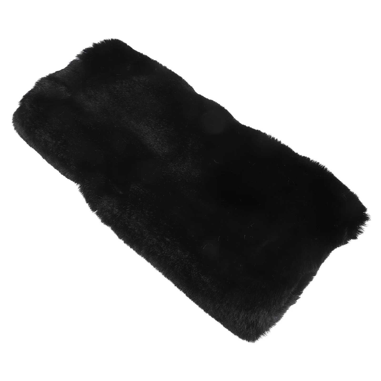 Hand Warmers Autumn Winter Imitation Rex Rabbit Fur Muff Insulated Plus Plush Thickened for Ladies Portable Black Hands Man