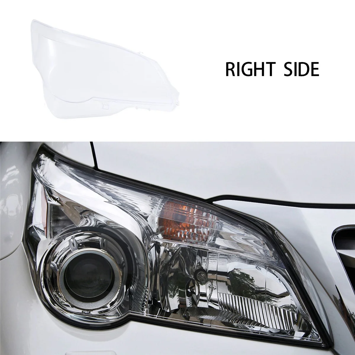 Car Light Lamp Lens for GX400 GX460 2010-2012 Headlight Cover Car Replacement Lens Auto Shell Cover