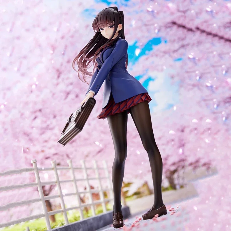 25cm Komi no puede comunicarse Shouko Komi figura de Chica de Anime Komi-san wa Komyushou desu figura de acción juguetes de muñecas de modelos coleccionables