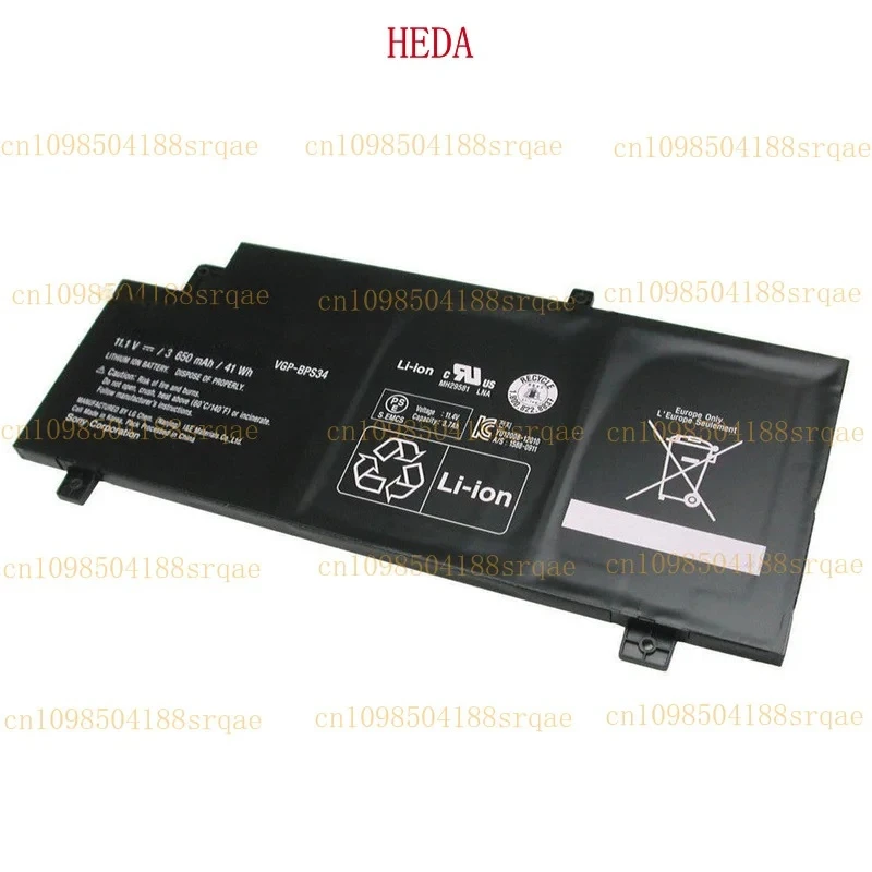 Nueva batería VGP-BPS34 para Sony Fit 15 Touch SVF15A1ACXB SVF15A1ACXS portátil