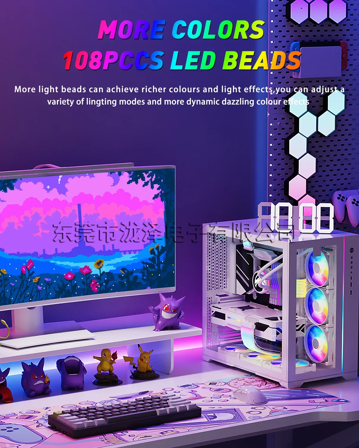 LIYPOP PC RGB شرائط مصباح مناسبة لكابل PSU PC RGB GPU كابل 5 فولت 3Pin ARGB مزامنة كابل تمديد الكمبيوتر ل 2X8Pin 3X8Pin 24Pin #6