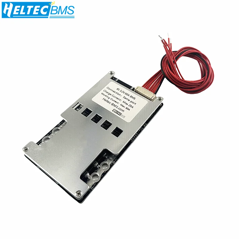 

Heltecbms 24V BMS 8S 60A 18650 Balance Board for 3.2V LifePO4 Battery protection board Balance