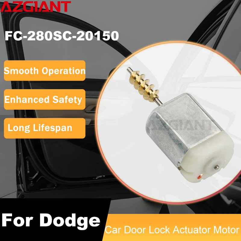 

AZGIANT Car Door Lock Actuator Motor For Dodge Charger/Dodge Ram 1500 Quiet Operation car accessories FC-280SC-20150