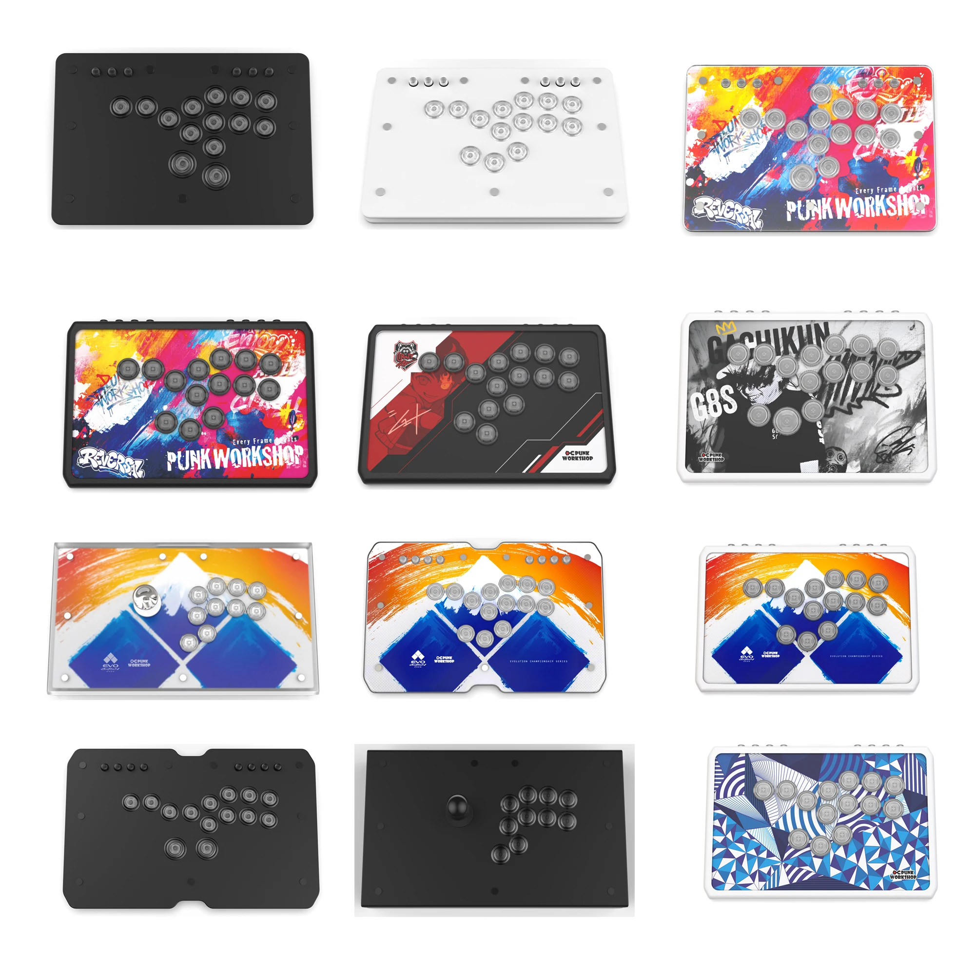 Controlador Arcade Punk Workshop Leverless Controller Mini Box Ultra Box R14 EVO Modelo Japón 2026 FS