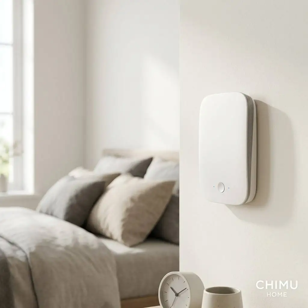 【CHIMU HOME】Smart 60GHz Millimeter Wave Wellness Tracker Fall Detection Safety Alert Assistant 7m Range Non-Wearable
