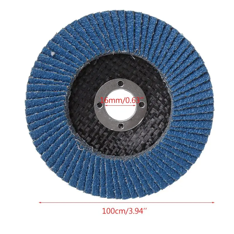 5/10pcs 4 inch Angle Grinder Sanding Disc Metal Plastic Wood Abrasive Tool 100mm 80 Grit Grinding Wheels Flap Discs