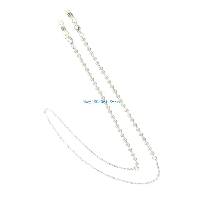 ห่วงโซ่แว่นตาตกแต่ง T3LC พร้อมดีไซน์ห่วงโซ่ไข่มุกอันเป็นเอกลักษณ์