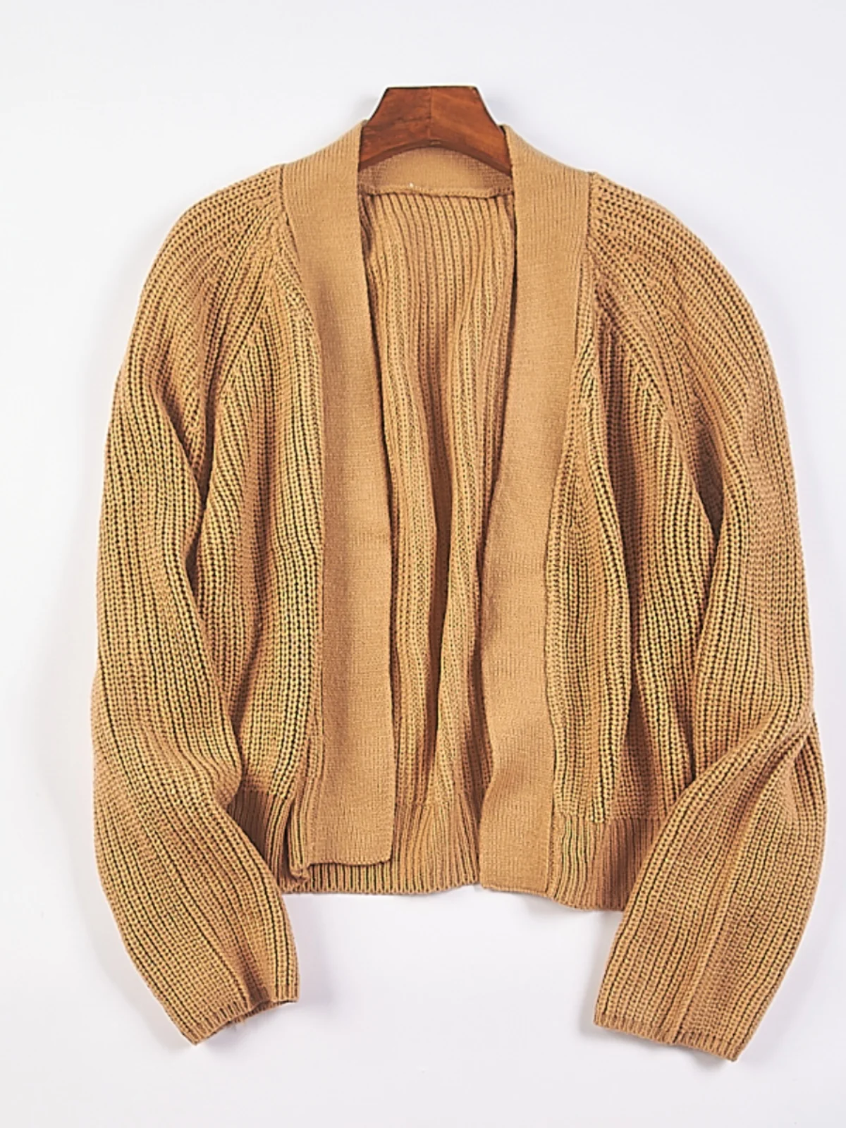 

Женский свободный длинный свитер свека, однотонный вязаный свитер, удобный осенне-зимний новый поступление, открытый кардиган, верхняя одежда