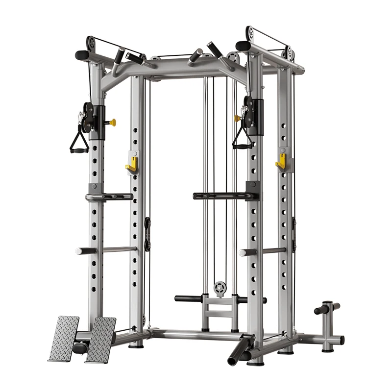 Professional Multi-functional Smith Machine Functional Trainer All-in-one Power Rack with Cable Crossover for Home Gympromote sa