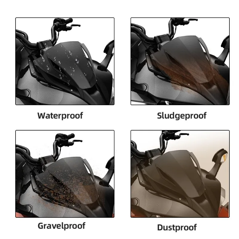 

Защитный кожух для приборной панели (спойлер) для Can-Am Spyder F3 F3-S 2015-2024, затемненный, с креплением