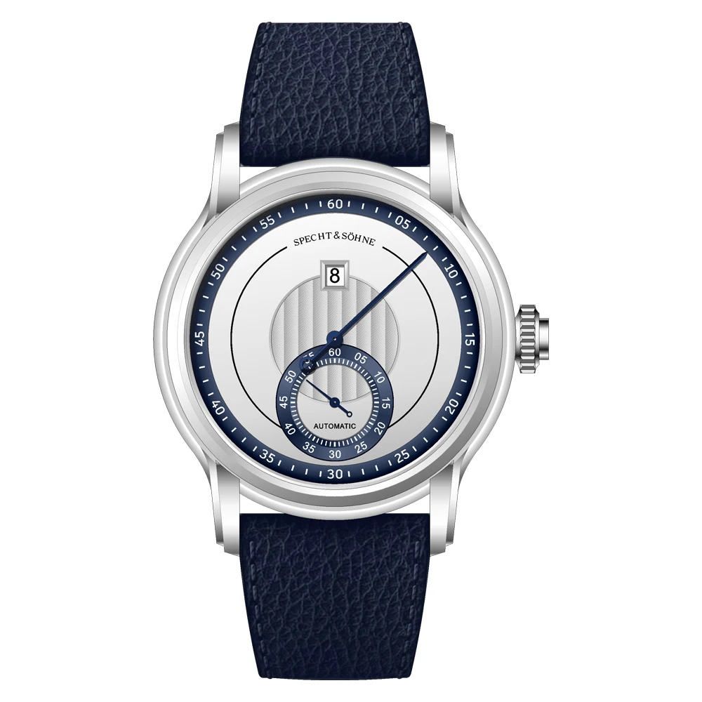 2026 New Luxury Specht & Söhne Jump Hour Watches Automatic Mechanical Watch For Men Sapphire Crystal Stainless Steel Wristwatch image 3