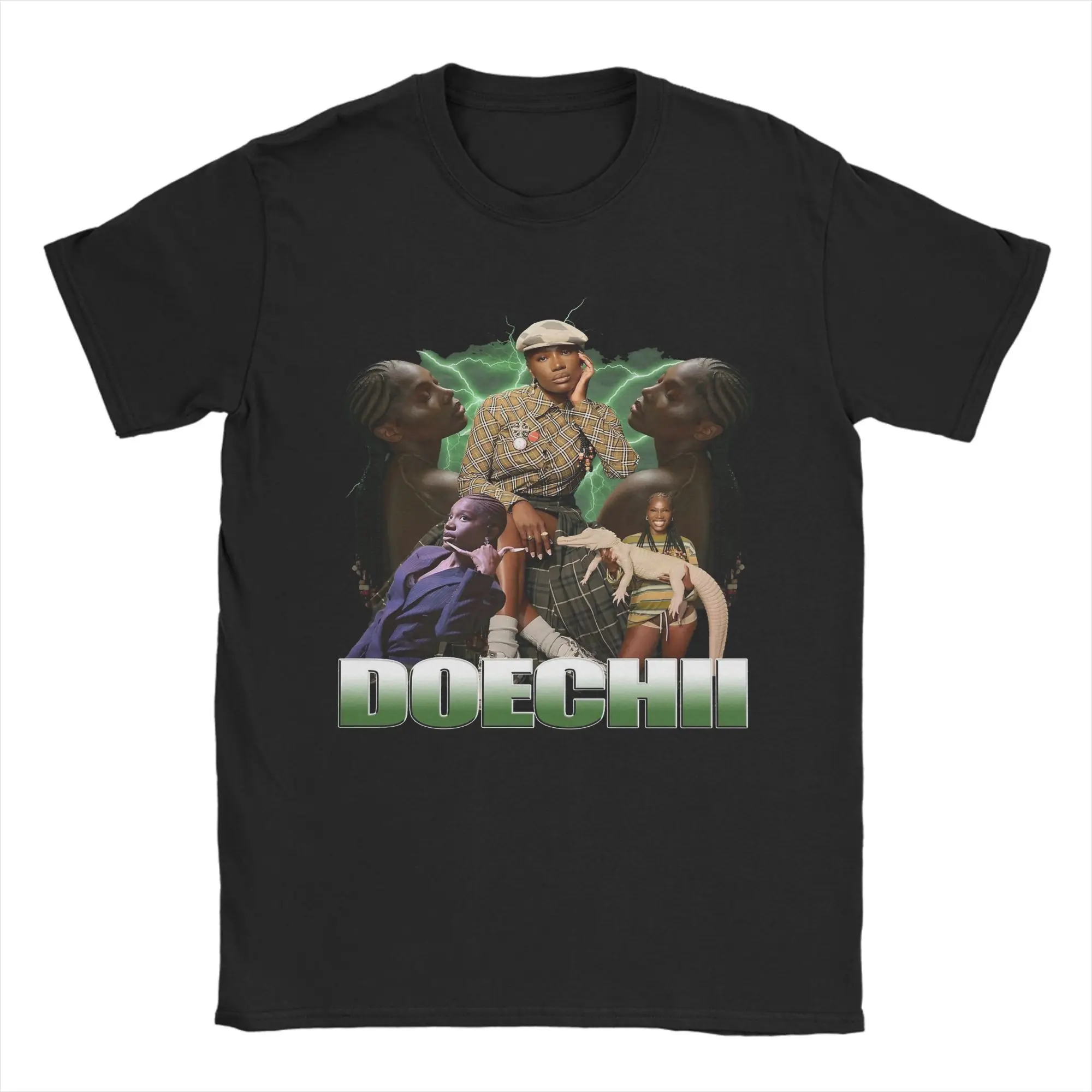 

Doechii Rapper T Shirts for Men 100% Cotton Vintage T-Shirt Crew Neck Tee Shirt Short Sleeve Tops 4XL 5XL 6XL