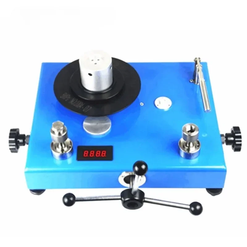 Dead Weight Tester Piston Pressure Gauge  Affordable Price and High Quality 0.04 ~ 0.6MPa 0.1~6 MPa 0.5~25MPa 1~60 MPa