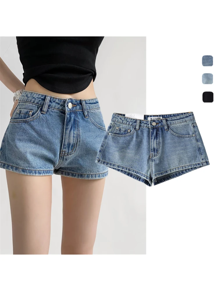 

Джинсы с низкой талией в стиле ретро для горячих девушек, утягивающие и сексуальные, подходящие и облегающие для лета Slin