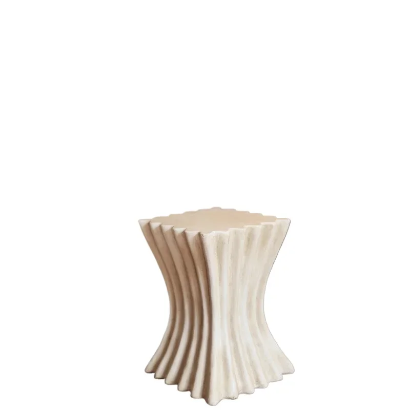 Art Design Retro Roman Column Cafe B & B Square Side Table, Modern Side Table Coffee Table Sofa