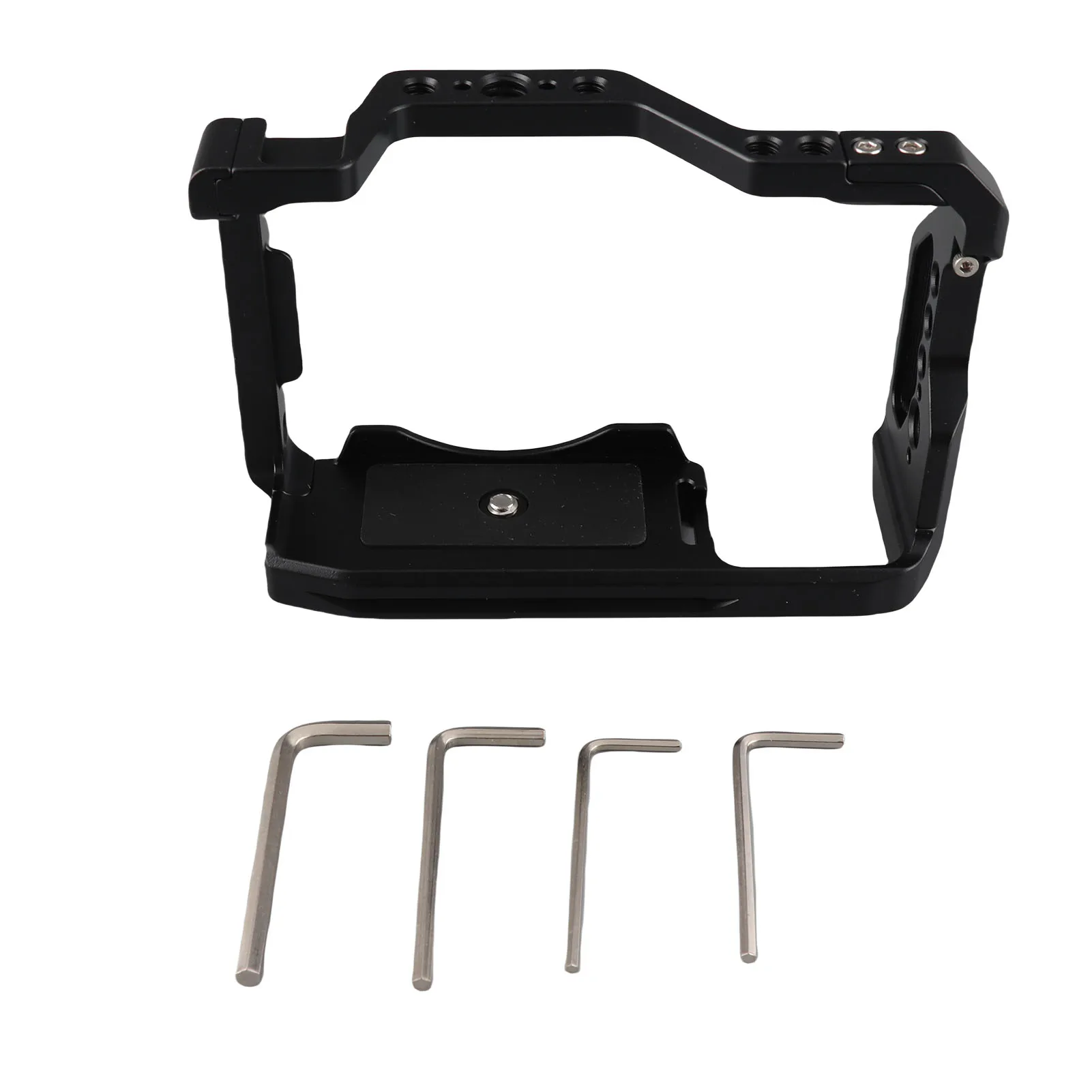 

Клетка для камеры с резьбовыми отверстиями 1/4 дюйма и 20 3/8 дюйма, алюминиевая, для видеокамер, с базовой пластиной типа Arca для камеры A6700