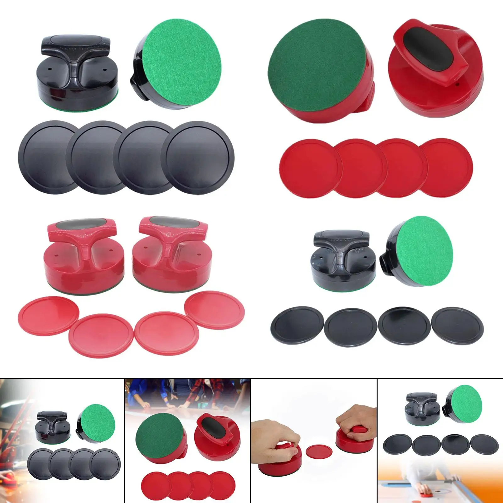 

Толкатели и шайбы для воздушного хоккея, аксессуары для настольных игр, 94 мм, весла с ручками для ворот, весла для воздушного хоккея для спорта, игровые столы