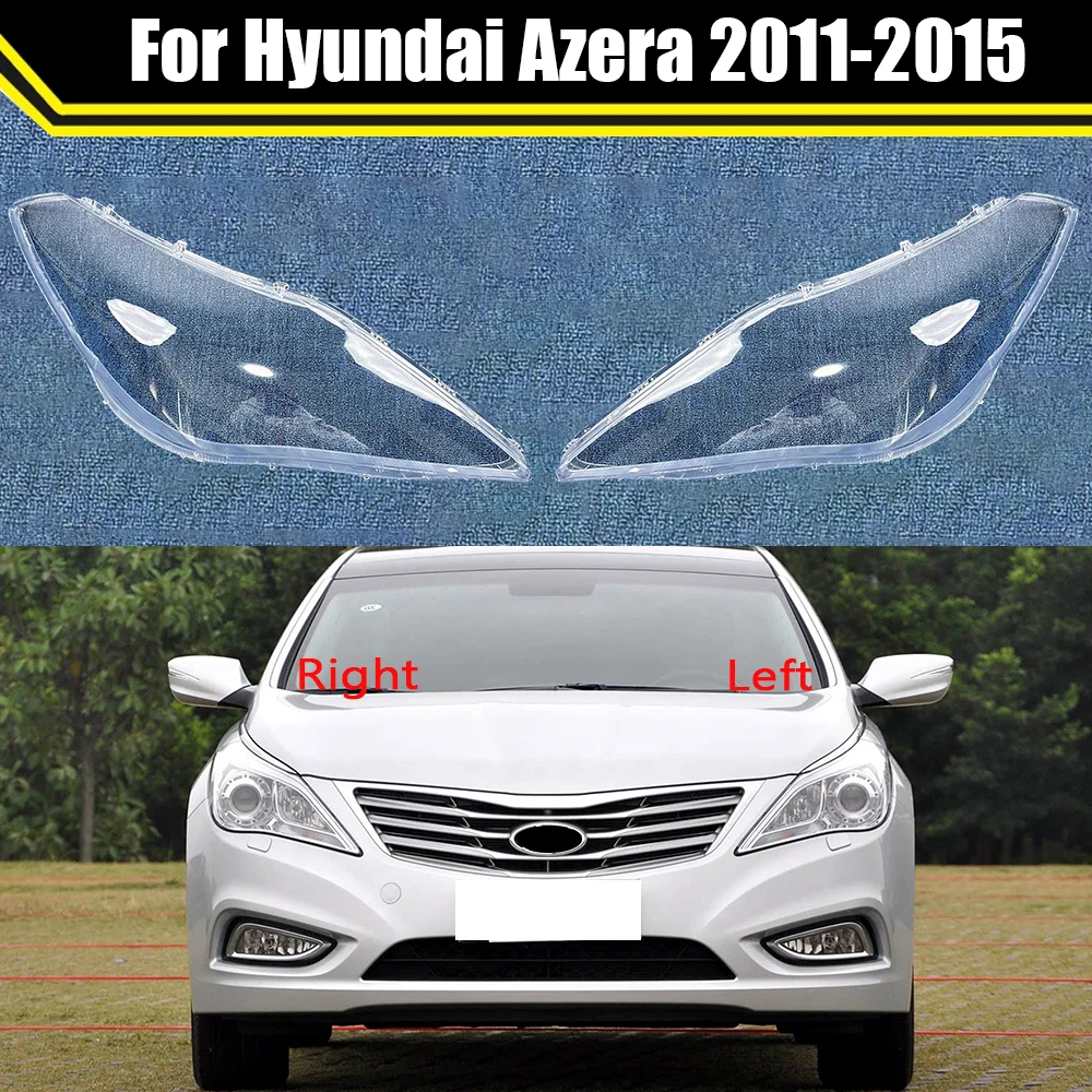 Transparent Headlight Cover Headlamp Housing For Hyundai Azera 2011-2015 Auto Parts Head Lamp Light Lens Mask Head Lamp Caps