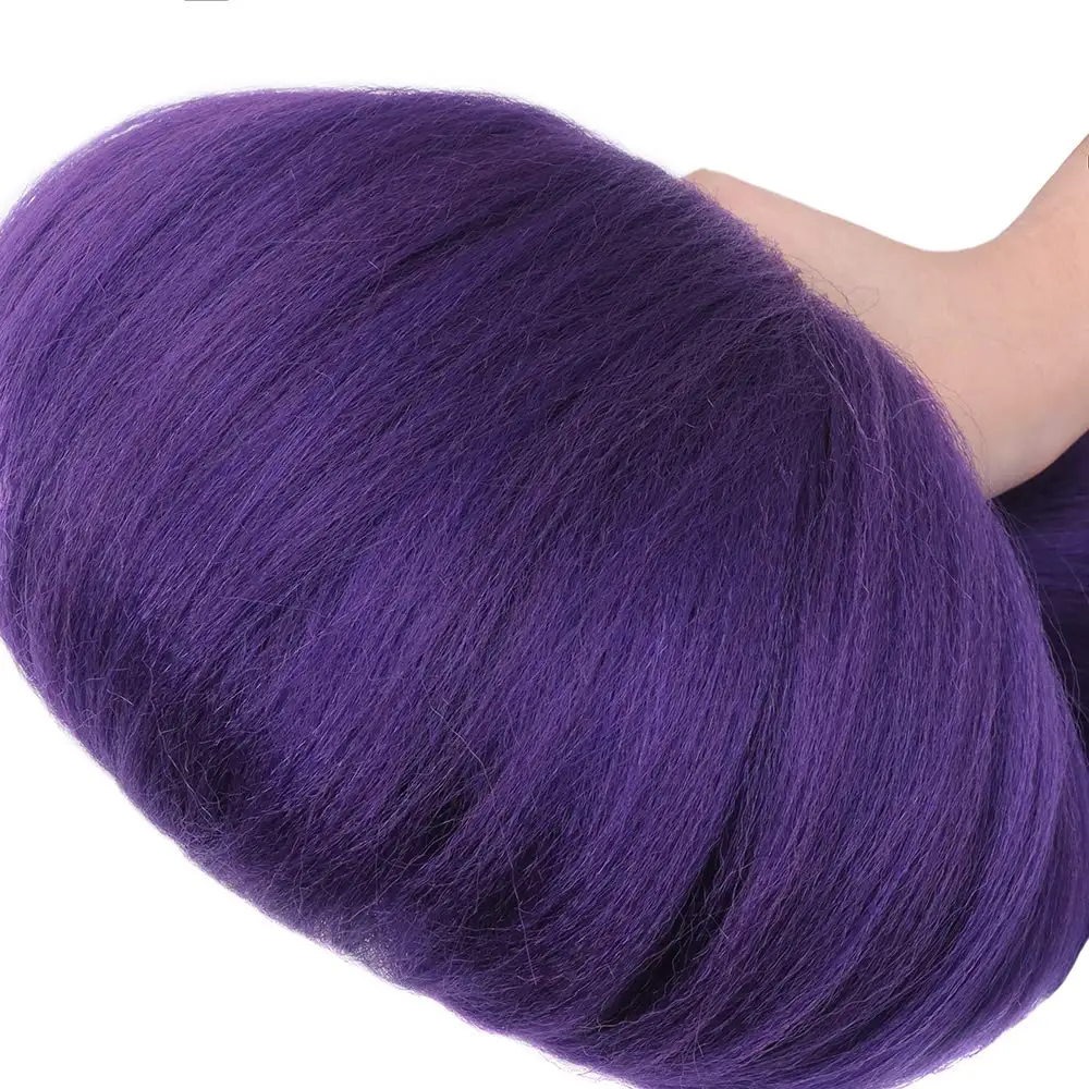 Synthetische Flechten Haar Jumbo Braid 20/26 Zoll Ombre Jumbo Haar Verlängerung Für Frauen DIY Haar Zöpfe Lila Rosa Gelb Blau