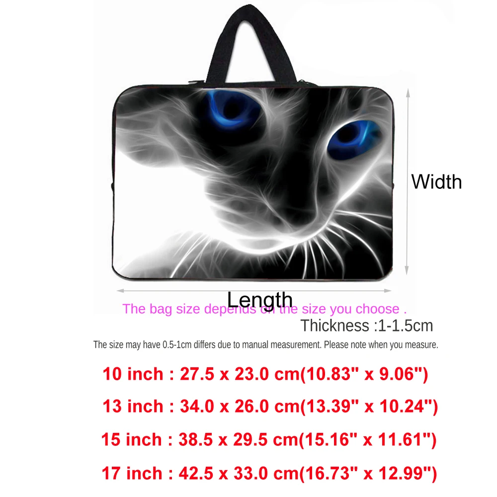 Waterproof Laptop Bag Case For Macbook Case 13 14 15.6 17.3 Inch Notebook Pouch For Teclast T65 Plus Blackview Tab 90/90 WIFI HP