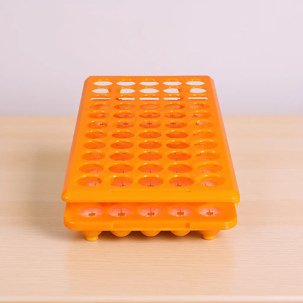 Test Tube Storage Rack 50 Hole Heavy Duty Laboratory Vial Holder for Glass Tubes and Shot Glasses Organization view 6