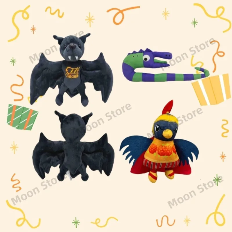 

New Ozzy Osbourne Bat Plush Doll Toy Cartoon Cute And Soft Strawberry Knight And Ban Ban Snake Plush Dolls Toys Children Gifts