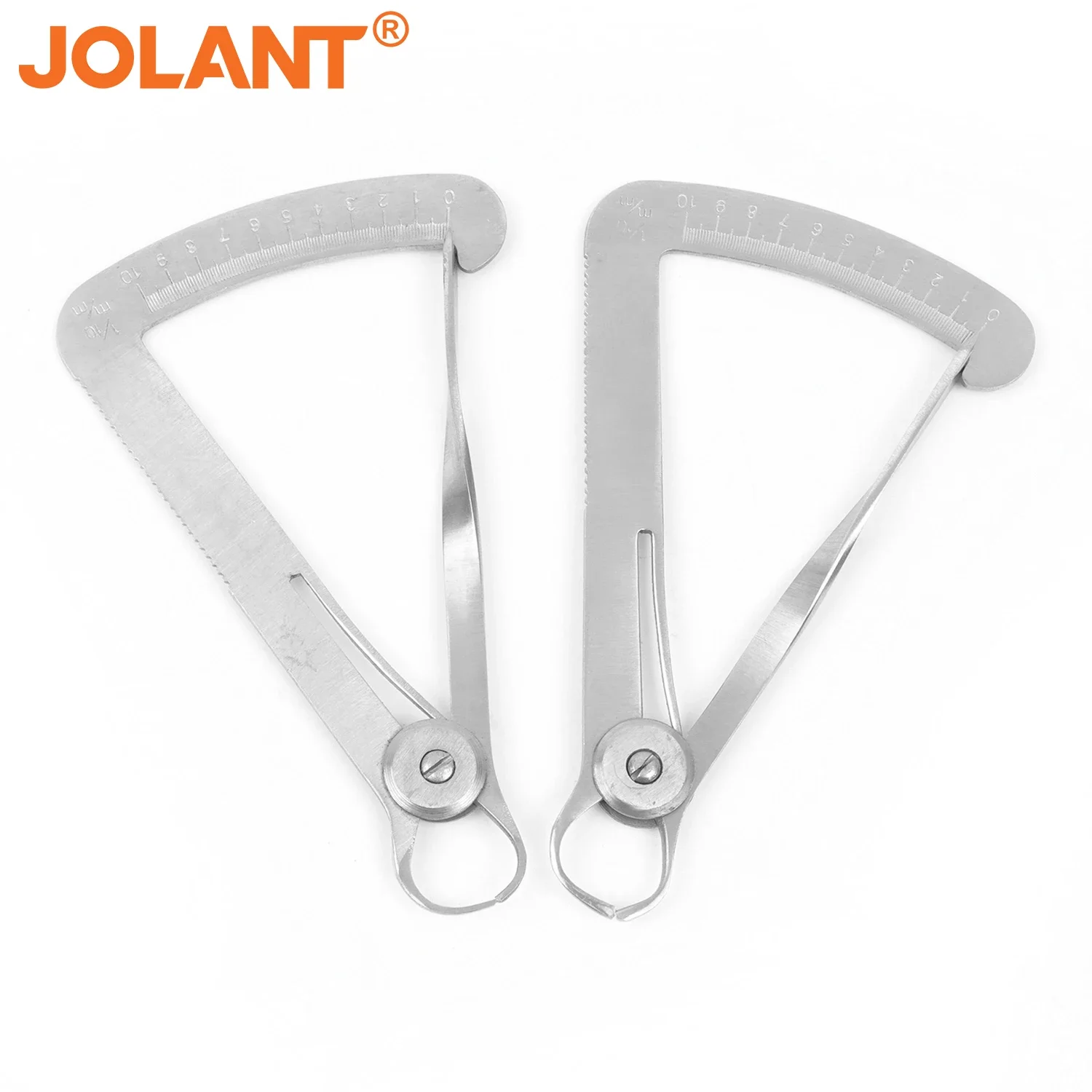 

JOLANT Dental Gauge Caliper Dental Caliper for Metal Wax Stainless Steel Dentist Metal Wax Thickness Measurement Ruler Tools