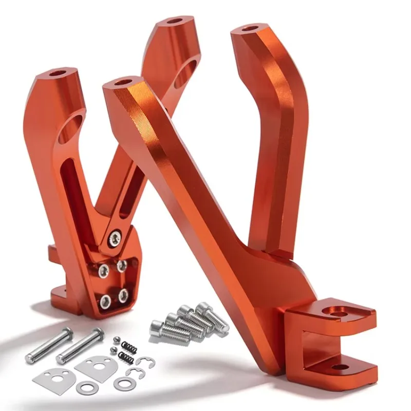 Factory direct sales rear pedal pedal 6061 aluminum alloy color anodized CNC drilling and milling