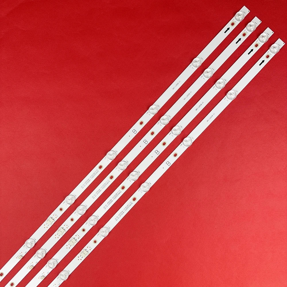 شرائط ليد ل BBK MS-L2608 JS-D-JP50DM-101EC (00608) 50LEM-1043\FTS2C V500DJ6-QE1R72-50004-029 10 المصابيح 6V 100% جديد