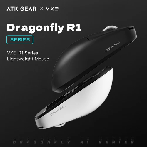 Imagen 2 del producto Ratón Inalámbrico VXE Dragonfly Serie R1, Sensor PAW3395, Nordic 52840, 2KHz FPS, Ratón para Juegos, Velocidad Inteligente, Baja Latencia, para Juegos y Oficina
